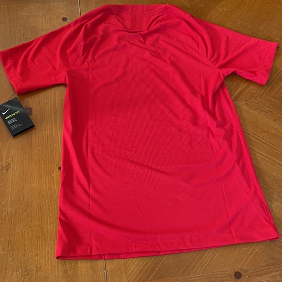 Men’s Nike Vaporknit II Soccer Jersey Shirt Red NEW - Picture 5 of 5